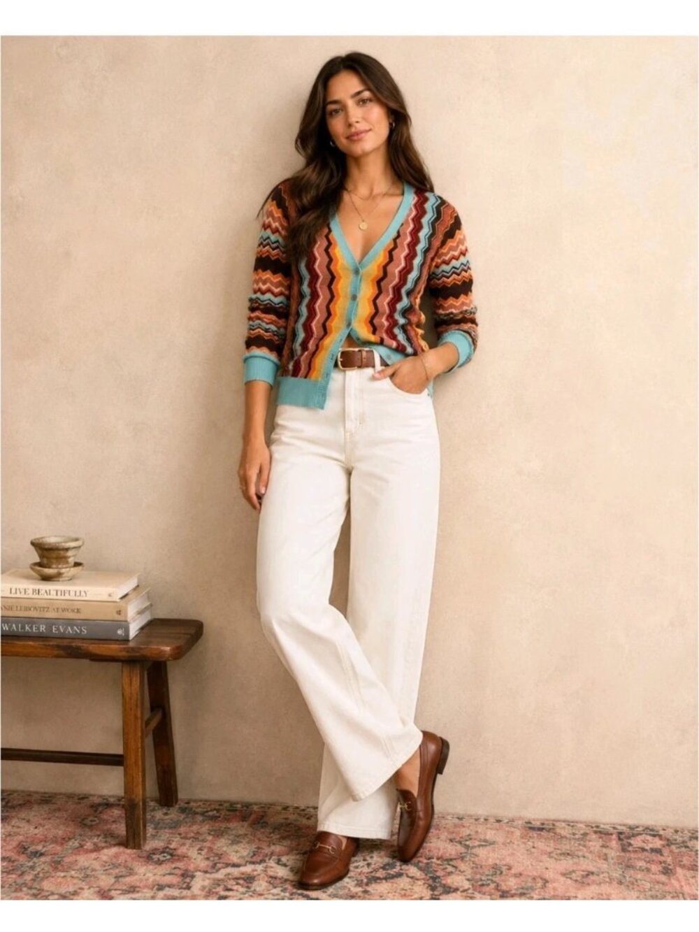 Missoni for Target 20th Ann. Collection Chevron Zig Zag Knit Cardigan Sweater XL